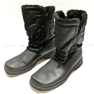 Winter Boot Faux Fur Lining Judith Sport Joanne Black Women's US Size 9 M